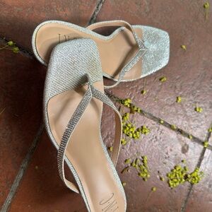 Elegant Silver Women's Sandals